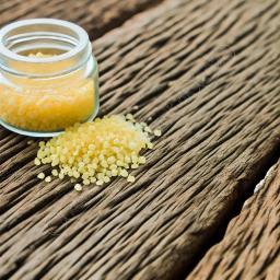 garlic granules on rustic table 1a9b2 med 